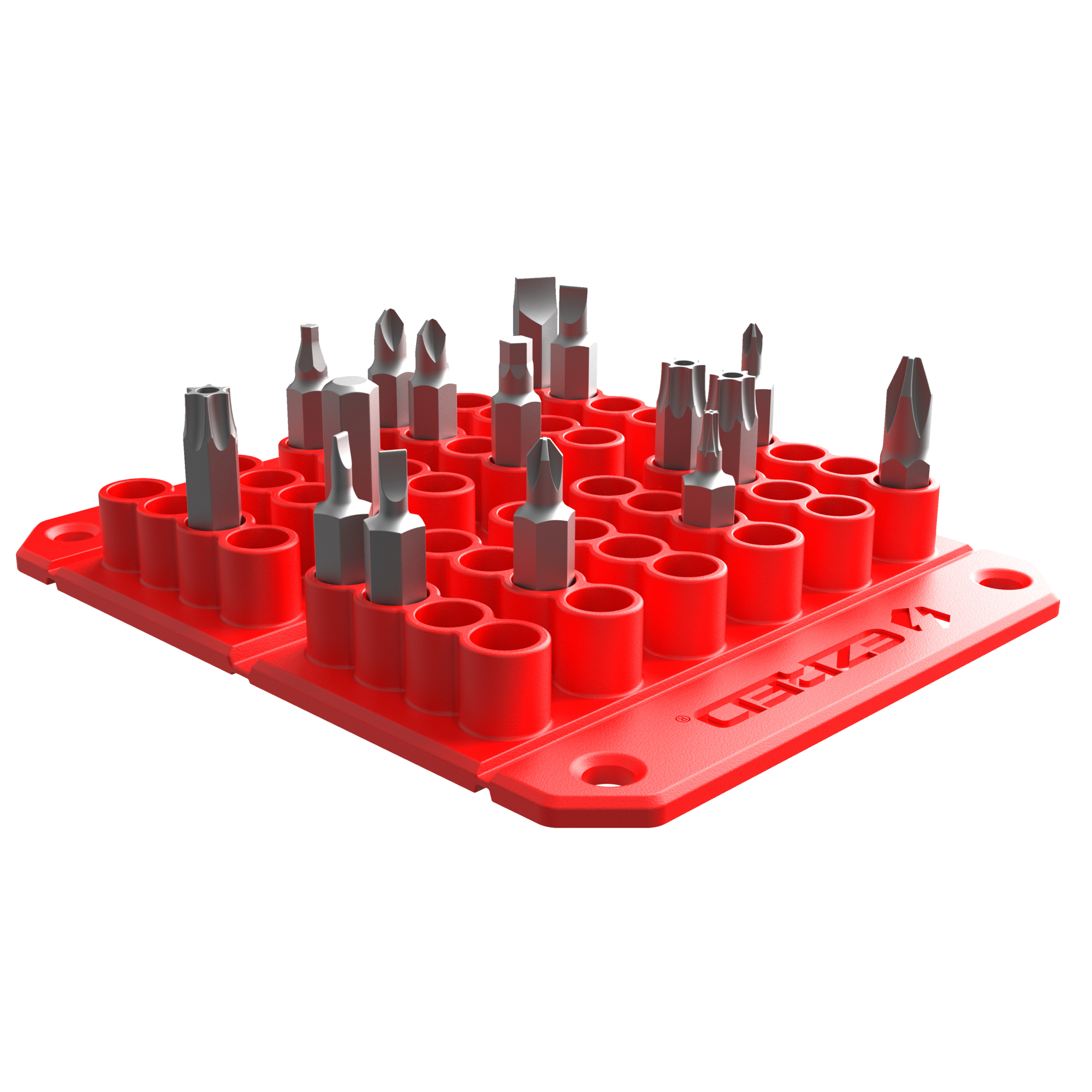 EZRED, Flexible 48-slot Magnetic bit holder, Model# EZBIT-R